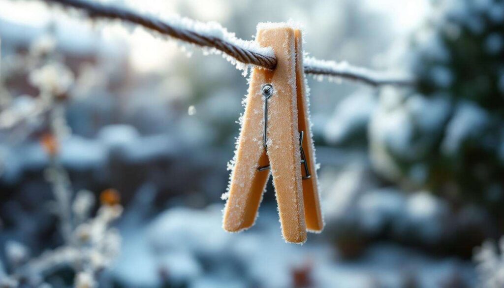 Bei Frost kann diese einfache Wäscheklammer Ihnen diesen Winter viel Ärger ersparen