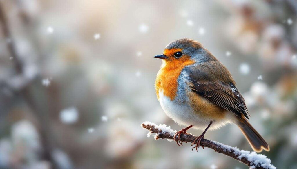 Das beste Futter für Rotkehlchen bei Frost – laut Experten