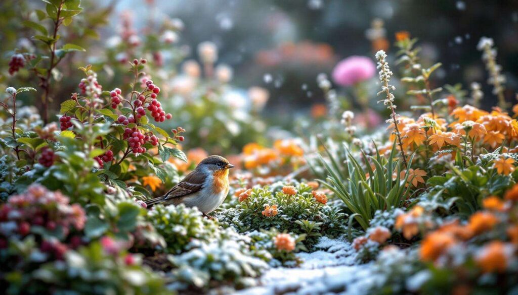Diese Gartenpflanzen bieten Vögeln im Winter Unterschlupf vor Kälte