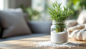 Weder Raumspray noch Duftkerze: Dieses Glas mit Rosmarin und Salz lässt Ihre Räume duften