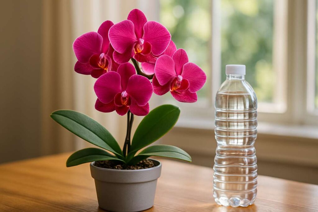 Bevor Sie Ihre verblühte Orchidee entsorgen: Greifen Sie zur Wasserflasche und testen Sie diesen verblüffenden Trick!