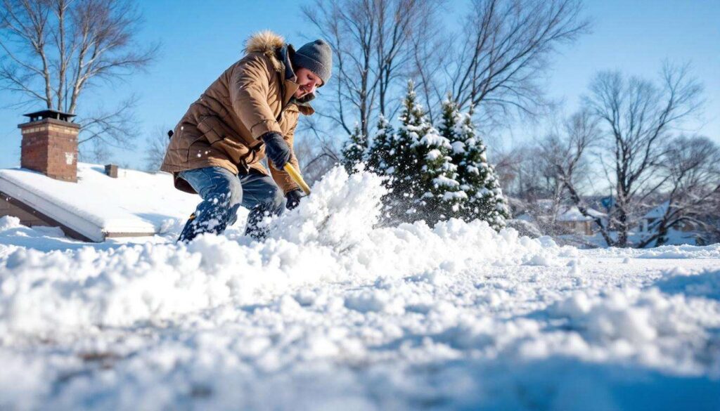 Wann und wie muss man ein Flachdach räumen? So entfernen Sie Schnee richtig