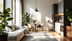 Sie verzichteten auf Sofa und klassische Küche: So wurde eine 20-Quadratmeter-Wohnung eingerichtet
