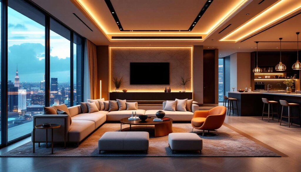 Luxuriöses Interieur: Schön, gemütlich und sehr persönlich – ein modernes Penthouse